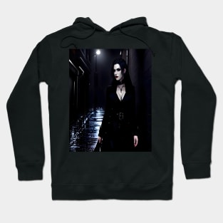 Vampiress In The Rain Hoodie